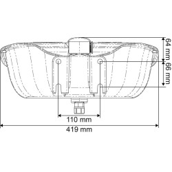 Abbeveratoio Polydrink PF3 semplice con tubo résicoat La Gée