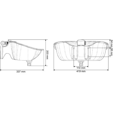 Abbeveratoio Polydrink PF3 semplice con tubo résicoat La Gée