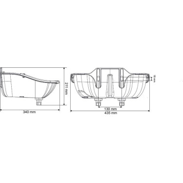 Abbeveratoio PF6 Polyfast NC doppio La Gée
