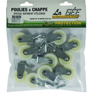 Carrucola con gancio La Gée