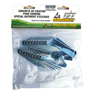 Ganci zincati per sandow La Gée