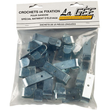 Ganci zincati per sandow La Gée