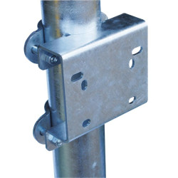 Piastra con mezza staffa di fissaggio per abbeveratoi Polyself/Polyflex/Polyfast semplice/Polydrink/Polyfirst La Gée