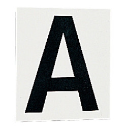 Set di adesivi con 12 lettere per targhe o pannelli da dressage La Gée