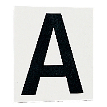 Set di adesivi con 12 lettere per targhe o pannelli da dressage La Gée