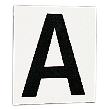 Set di adesivi con 12 lettere per targhe o pannelli da dressage La Gée