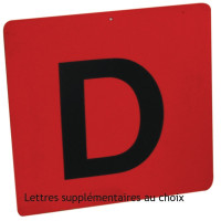 Lettera di maneggevolezza La Gée Rosso