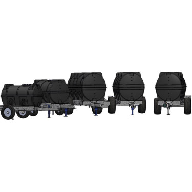 Cisterna mobile per trattore 2300 L La Gée