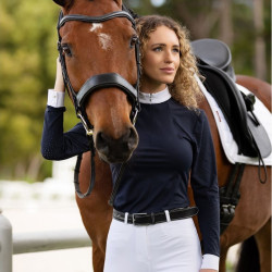 Polo da concorso LeMieux Olivia a maniche lunghe