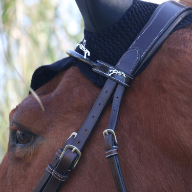 Briglia Pénélope Point Sellier Avana Marrone