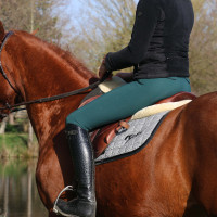 Pantaloni Pénélope Point Sellier Verde foresta