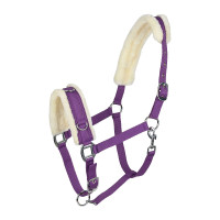 Capezzone Horze in montone Viola Capezzone Horze in montone Viola