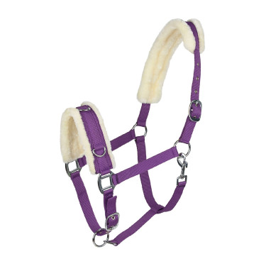 Capezzone Horze in montone Viola