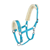 Capezzone Horze in montone Blu turchese