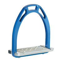 Staffili in alluminio Horze Blu / argento