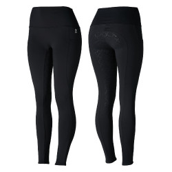 Leggings a vita alta con fondo in silicone integrale Gillian Horze donna Nero