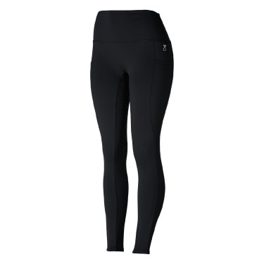Leggings a vita alta con fondo in silicone integrale Gillian Horze donna Nero