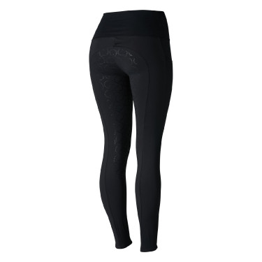 Leggings a vita alta con fondo in silicone integrale Gillian Horze donna Nero