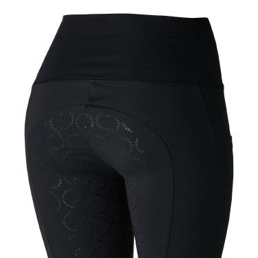 Leggings a vita alta con fondo in silicone integrale Gillian Horze donna Nero