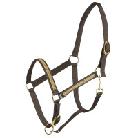 Capestro Carlisle Horze con strass Marrone scuro