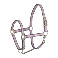 Capezzina a righe Adepto Horze Rosa alba