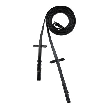 Redini sottili Horze con interno in gomma Nero Redini sottili Horze con interno in gomma Nero