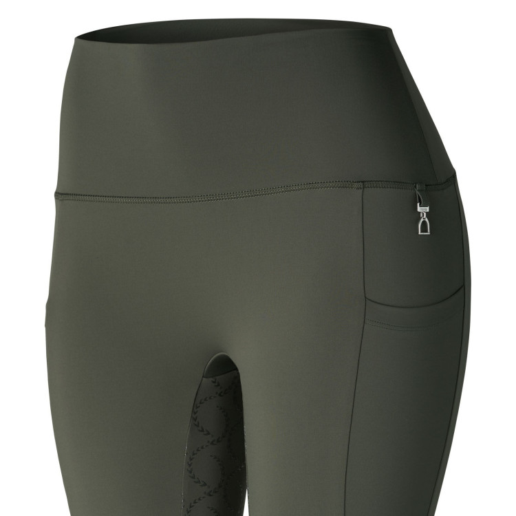 Leggings a vita alta con fondo in silicone integrale Gillian Horze donna Leggings a vita alta con fondo in silicone integrale Gillian Horze donna