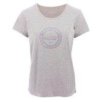 T-shirt Equithème Anna maniche corte Rosa melange
