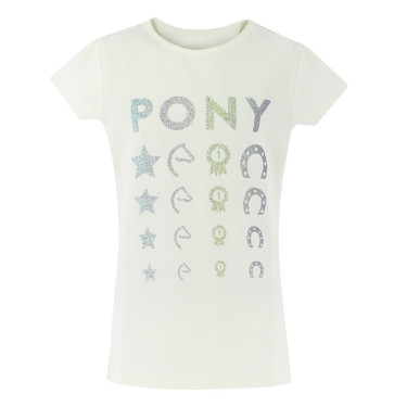 T-shirt Equithème Lise Ecru Beige