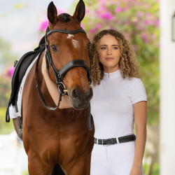 Polo da concorso LeMieux Olivia maniche corte Polo da concorso LeMieux Olivia maniche corte