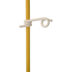 Isolatore a coda di maiale Ø 10 mm Lacmé confezione da 50 Isolatore a coda di maiale Ø 10 mm Lacmé confezione da 50