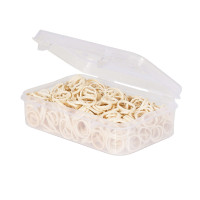 Scatola da 500 elastici per criniera Bianco