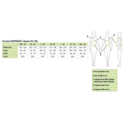 Dorsale Komperdell FlexFit regular Nero modello vecchio Dorsale Komperdell FlexFit regular Nero modello vecchio