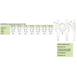 Dorsale Komperdell FlexFit regular Nero modello vecchio Dorsale Komperdell FlexFit regular Nero modello vecchio
