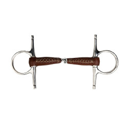 Morso ad aghi Metalab Pinchless rivestito in cuoio 20 mm