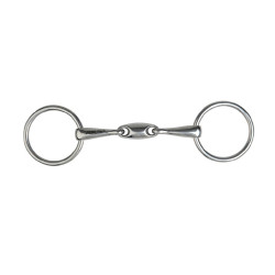 Morso da filetto Metalab doppio snodo 14 mm Morso da filetto Metalab doppio snodo 14 mm