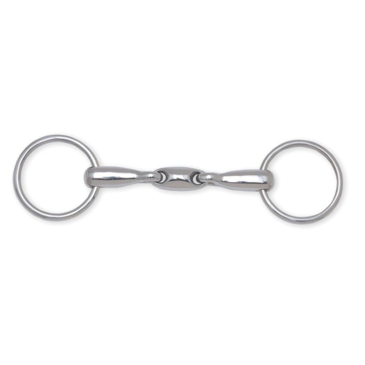 Morso da briglia Metalab doppio snodo 16 mm