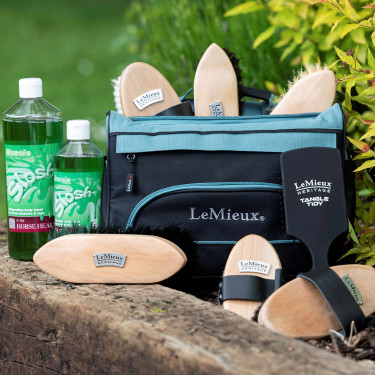 Borsa da toelettatura LeMieux ProKit Lite Grooming Saggio Blu