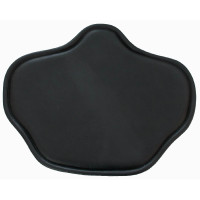 Bavetta amovibile in cuoio T de T Nero Bavetta amovibile in cuoio T de T Nero