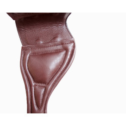 Briglia con ponte Chagall T de T Havana scuro Marrone