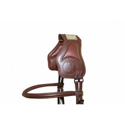 Briglia con ponte Vargas T de T Havana scuro Marrone