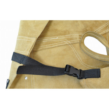 Grembiule da maniscalco T de T in cuoio con 5 tasche Grembiule da maniscalco T de T in cuoio con 5 tasche