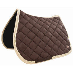Tappeto da salto ostacoli Fontainebleau in scamosciato T de T Cioccolato / beige Marrone Tappeto da salto ostacoli Fontainebleau in scamosciato T de T Cioccolato / beige Marrone
