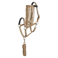 Capestro e lunghina anti-mosche in nylon Imperial Riding Beige Sabbioso