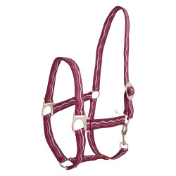 Capezzina Imperial Riding Economic Rosa / bordeaux / argento Capezzina Imperial Riding Economic Rosa / bordeaux / argento