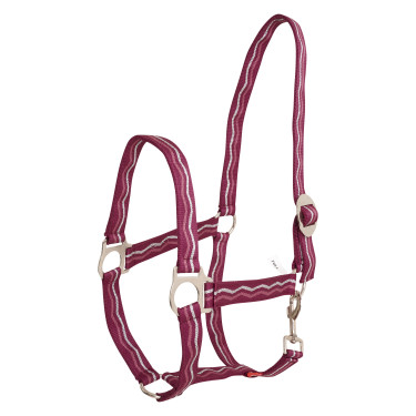 Capezzina Imperial Riding Economic Rosa / bordeaux / argento Capezzina Imperial Riding Economic Rosa / bordeaux / argento