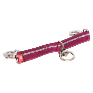 Alliance di morso in nylon Imperial Riding Rosa / bordeaux / argento