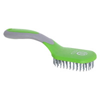 Spazzola per criniera e coda Imperial Riding Boomerang Neon verde