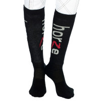 Calzini Tip Toe Horze Nero Calzini Tip Toe Horze Nero