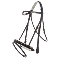 Briglia Imperial Riding Di Layla con capezzina combinata Ologramma nero / nero